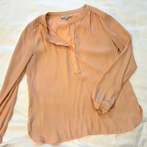 Light pink medium Loft blouse